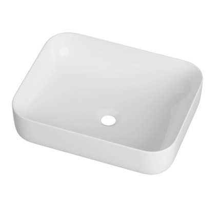 551716 gamma pero umyvadlo na dosku 510x400x135 mm biela leskla gma uc pero