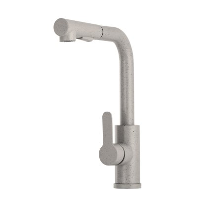 Gamma Side 2, önálló mosogatócsaptelep kihúzható kifolyóval h-300, pettyes szürke, GMA-BSE2-G