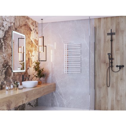 Erga Aquatic, fűtőelem 900x500 mm, 400W, fehér, ERG-LAV-AQUA-9050-WH