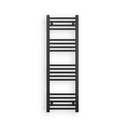 Erga Puerto, radiátor 1200x400 mm, 459W, fekete matt, ERG-LAV-GRZE-BK-40120