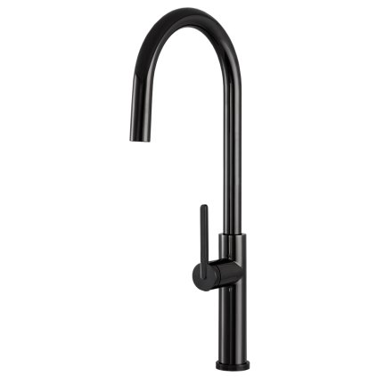 Gamma Slender, magas mosogató csaptelep kihúzható kifolyóval, h-540, fényes fekete, GMA-BS-SBK