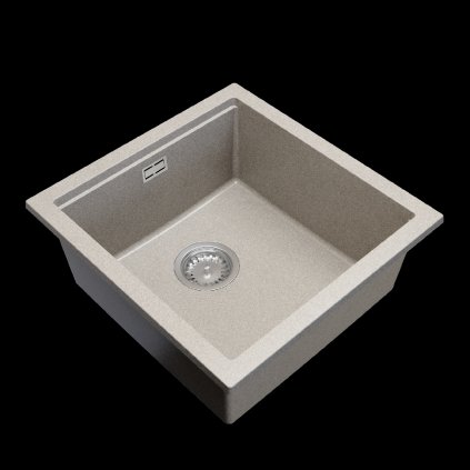 Gamma Decor 4850, 1 rekeszes gránit mosogató 480x500x215 mm, bézs, GMA-ZLE000169