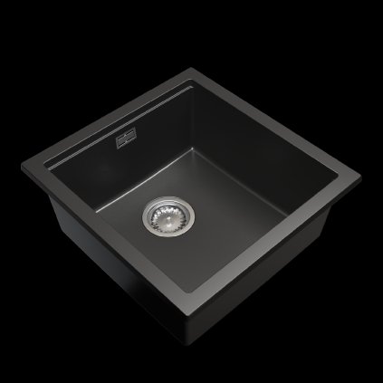 554026 gamma decor 4850 1 komorovy granitovy drez 480x500x215 mm cierna gma zle000156
