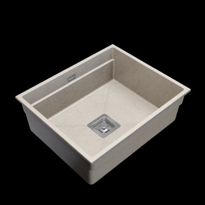 553867 gamma decor 6050 1 komorovy granitovy drez 600x500x220 mm bezova gma zle000111