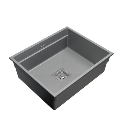 553798 gamma decor 6050 1 komorovy granitovy drez 600x500x220 mm seda gma zle000114