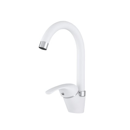 Gamma Rio, magas mosogató csaptelep h-275, fehér, GMA-BRIO-WH