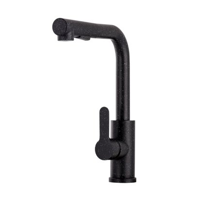 Gamma Side 2, önálló mosogatócsaptelep kihúzható kifolyóval h-300, fekete foltos, GMA-BSE2-BP