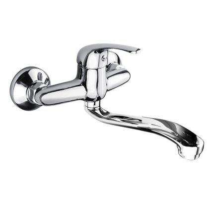 556678 3 mereo drezova nastenna baterie lila s ramienkom plochym vyhnutym 180 mm chrom mer cbee301a05