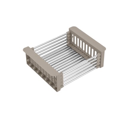 Gamma, teleszkópos lefolyó mosogatóhoz, bézs-króm, GMA-KO-B