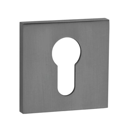 Kuchinox, fogantyú rozetta hengerbetét furattal, grafit, LAV-LK6_502R