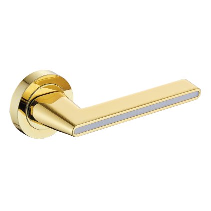 Kuchinox Elika, kilincs, fehér-arany fényes, LAV-KAE_G00W