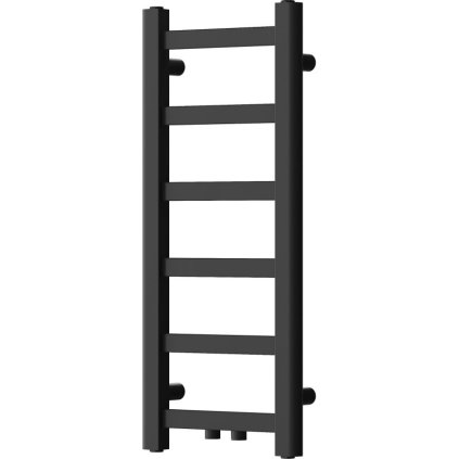 Mexen csavar, fűtőelem 700 x 300 mm, 141 W, alul és középen, fekete, W126-0700-300-00-70