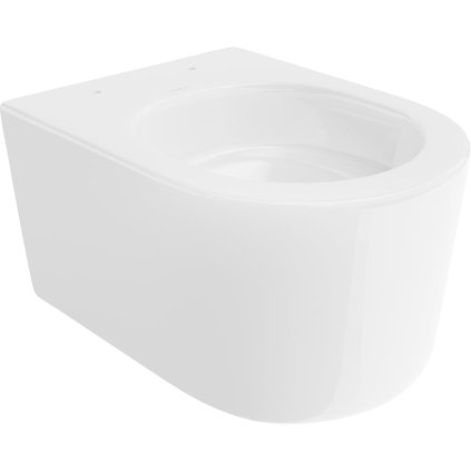 Mexen Sofia, fali WC csésze 490x360x355 mm, Perem nélküli Tornado, fényes fehér, 3354XX00T