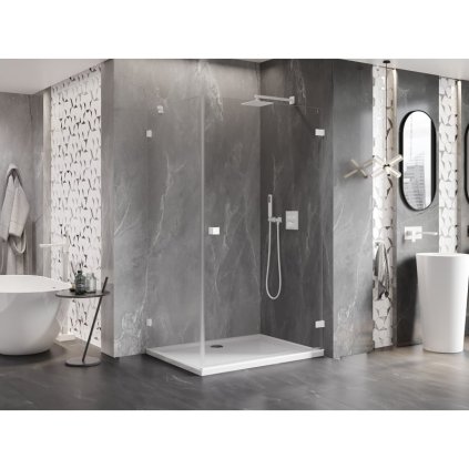 581068 8 mexen lunar b pravostranny vyklopny sprchovy kut 90 x 70 cm 8mm cire sklo biely profil 832 090 070 20 00 p