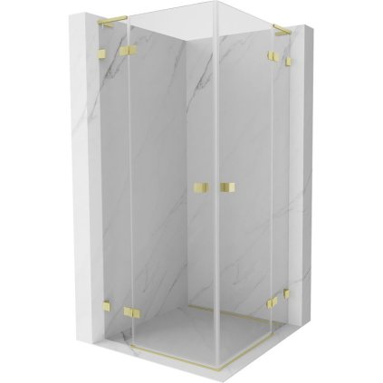 576709 17 mexen lunar l duo vyklopny sprchovy kut 105 x 105 cm 8mm cire sklo zlaty matny profil 834l 105l 105p 55 00