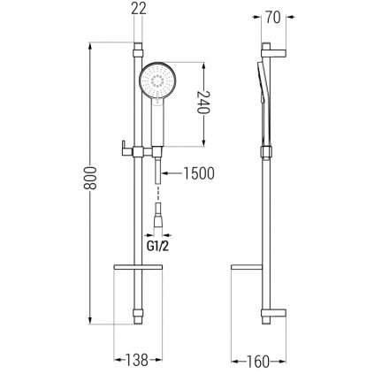 124380 mexen alfa dq40 sprchova sada cierna zlata 745704dq40 75