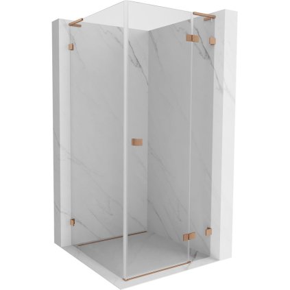 578884 17 mexen lunar l vyklopny sprchovy kut pravy 70 x 70 cm 8mm cire sklo profil medena matna 834l 070 070 65 00 p