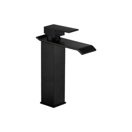 Mexen Apus, mosdó csaptelep, fekete, 744700-70