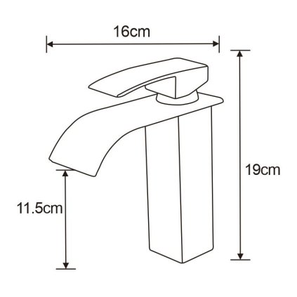 Mexen Aries mosdócsaptelep, arany, 744800-50