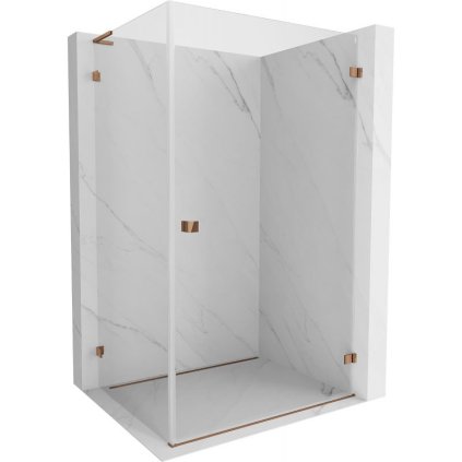 586864 20 mexen lunar b l vyklopny sprchovy kut pravy 95 x 90 cm cire sklo ruzove zlato 832l 095 090 60 00 p