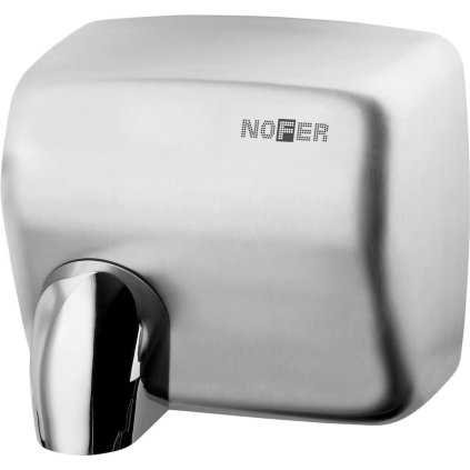 NOFER, CYCLON érintésmentes elektromos kézszárító 220-240V, 2450W, 265x240x210mm, rozsdamentes matt, 01101.S