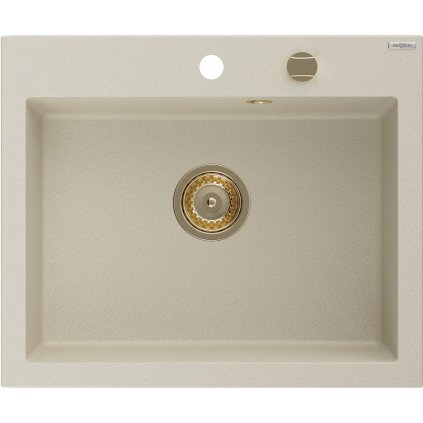 588844 5 mexen elix 1 korovy granitovy drez 600 x 500 mm bezova zlaty sifon 6525601005 69 g