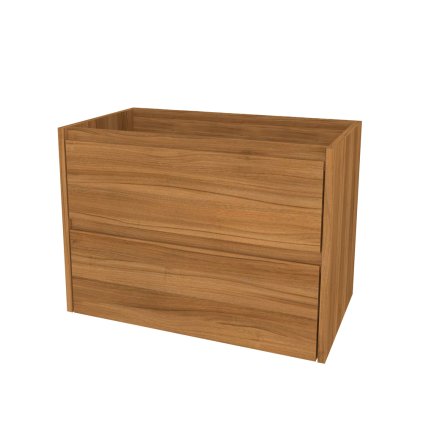 Mereo, Mereo Opto, fürdőszoba szekrény 81 cm, Multidecor, natúr dijoni dió, MER-CN991SODP1