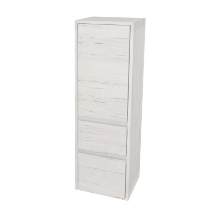 Mereo, Mereo Opto fürdőszoba szekrény 125 cm magas, balra nyíló, Multidecor, Pino Aurélio, MER-CN995LPINO