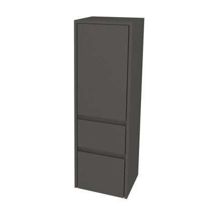 591616 mereo mereo opto kupelnova skrinka vysoka 125 cm lave otvaranie multidecor seda diamant mer cn995lsedd
