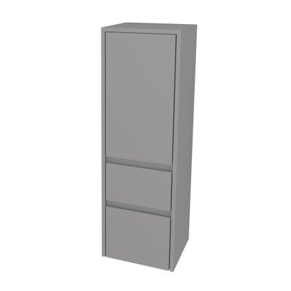 591640 mereo mereo opto kupelnova skrinka vysoka 125 cm lave otvaranie multidecor seda supermat mer cn995lseda