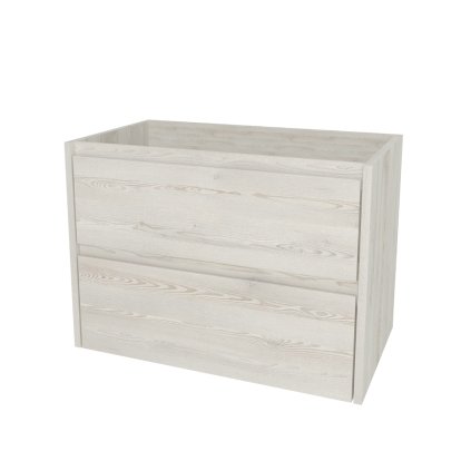 Mereo, Mereo Opto, fürdőszobaszekrény 101 cm, Multidekor, Fehér Loft Fenyő, MER-CN992SWLP1