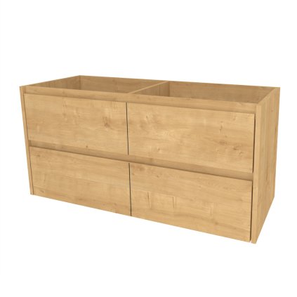 Mereo, Mereo Opto, fürdőszoba szekrény 121 cm, Multidecor, Arlington Oak, MER-CN993SDARL