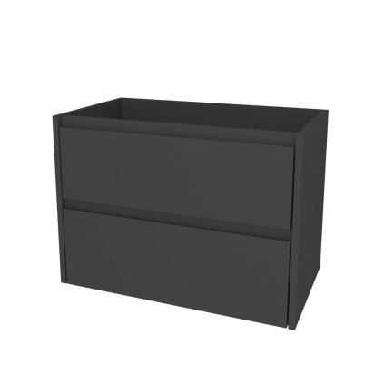 Mereo, Mereo Opto, fürdőszobaszekrény 61 cm, Multidekor, Antracit szürke, MER-CN990SSEAN