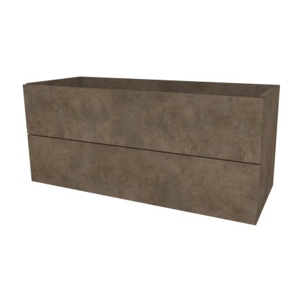 Mereo, Mereo Aira, fürdőszobaszekrény 121 cm, Multidekor, Chicago Concrete sötétszürke, MER-CN793SBCS2