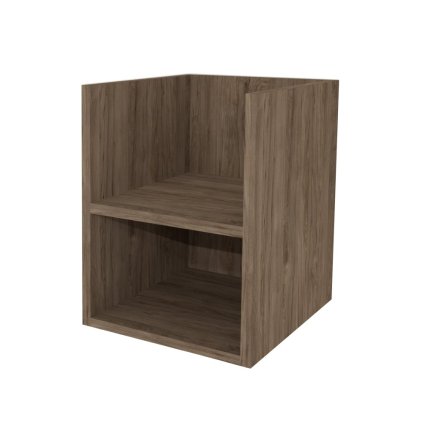 Mereo, Mereo Aira, fürdőszobaszekrény 40 cm, alsó rész, Multidekor, Sötét Rockford Hic, MER-CN795SDRH1