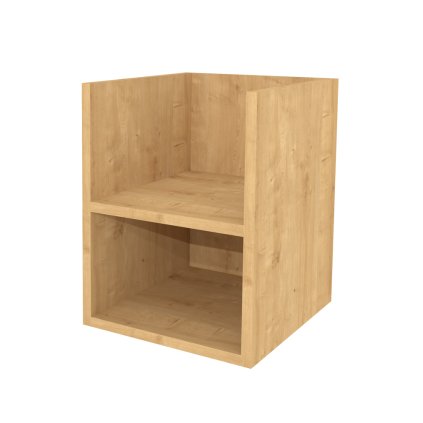 Mereo, Mereo Aira, fürdőszobaszekrény 40 cm, lábazat, Multidecor, Arlington Oak, MER-CN795SDARL