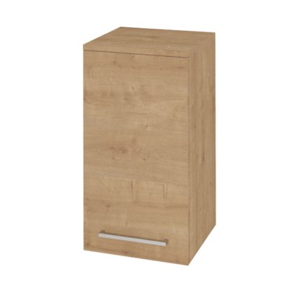 Mereo, Mereo Bino fürdőszoba szekrény felső 63 cm, bal, Arlington tölgy, MER-CN625