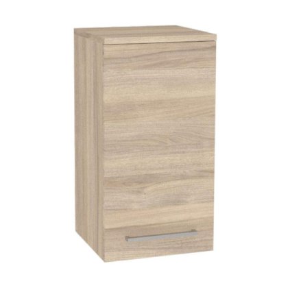 Mereo, Mereo Bino fürdőszobaszekrény felső 63 cm, bal oldali, Multidekor, Szőke Liberty Elm, MER-CN695BLE1