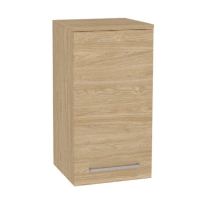 Mereo, Mereo Bino fürdőszobaszekrény felső 63 cm, bal, Multidecor, Olajozott tölgy, MER-CN695DUO1