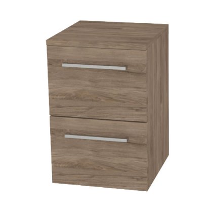 Mereo, Mereo Bino, fürdőszoba alsószekrény 50 cm, Multidekor, Sötét Rockford Hic, MER-CN694DRH1