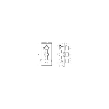 126600 mexen cube dr02 podomietkovy vanovy a sprchovy set s hlavovou sprchou 30x30 cm 7v1 cierna 77503dr0230 70