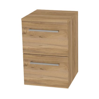 Mereo, Mereo Bino, fürdőszoba alsószekrény 50 cm, Multidekor, Natúr csendes-óceáni dió, MER-CN694OPP2