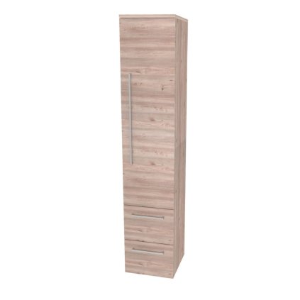 Mereo, Mereo Bino, fürdőszobaszekrény 163 cm magas, jobbos, Multidecor, Nelson Oak, MER-CN698DNLS