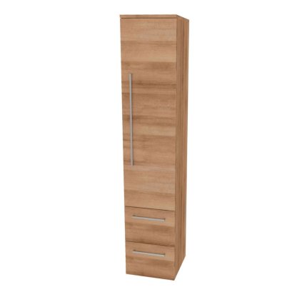 Mereo, Mereo Bino, fürdőszobaszekrény 163 cm magas, jobbos, Multidecor, Riviera hegyi tölgy, MER-CN698DMON
