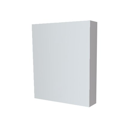 Mereo, Mereo Fürdőszobai tükrös szekrény 60 cm, galéria, 1x bal oldali ajtó, Multidekor, sarkvidéki szürke, MER-CN798G61ARS1