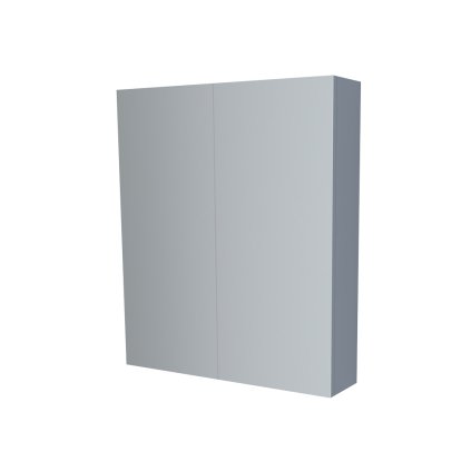 594910 mereo mereo kupelnova zrkadlova skrinka 80 cm galerka 2 x dvierka multidecor monumentalna siva mer cn798g82mso1