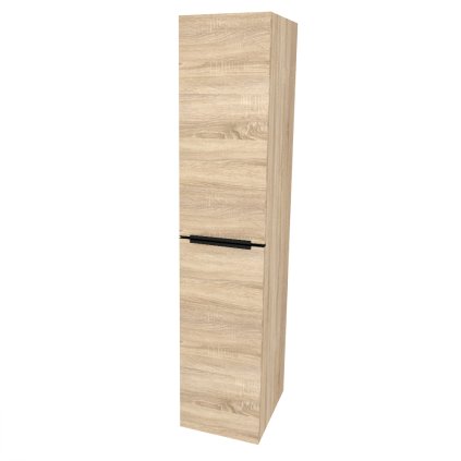 595660 mereo mereo mailo kupelnova skrinka vysoka 170 cm cierne madlo multidecor dub bardolino mer cn594lpbdbar