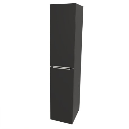 595639 mereo mereo mailo kupelnova skrinka vysoka 170 cm chrom madlo multidecor cierna supermat mer cn594lpcipm