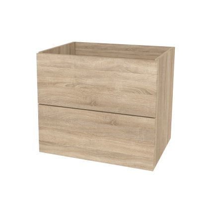 Mereo, Mereo Ponte, fürdőszoba szekrény 61 cm, Multidecor, Bardolino tölgy, MER-CN290SDBAR