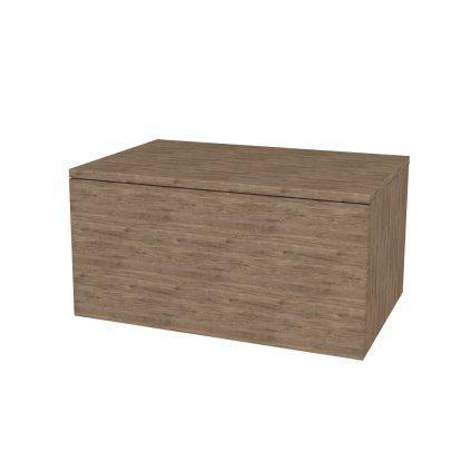 Mereo, Mereo Ponte, fürdőszobaszekrény 70 cm, Multidekor, Sötét Rockford Hic, MER-CN291DRH1